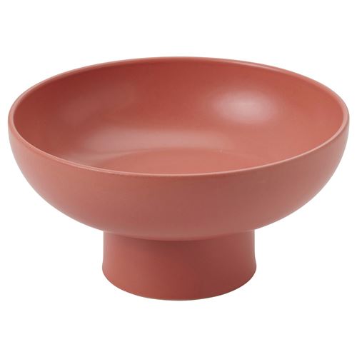 IKEA - BLOMVECKLARE, ceramic serving bowl, red-brown, 26 cm