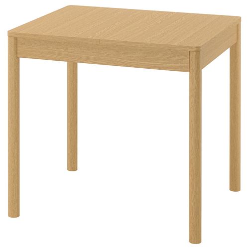 IKEA - TONSTAD, extendable kitchen table, oak veneer, seats 2-4