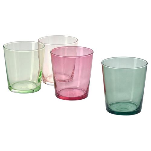 IKEA - PAPPERSBJÖRK, mug set, mixed colours, 30 cl