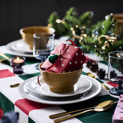 IKEA - VINTERFINT, gift wrap roll, red, 4x1 m
