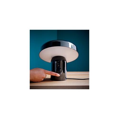 IKEA - BLOMPRAKT, bluetooth hoparlörlü lamba, siyah, 22 cm