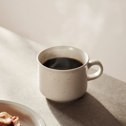 IKEA - DAGGASTER, kupa, noktalı-açık bej, 40 cl