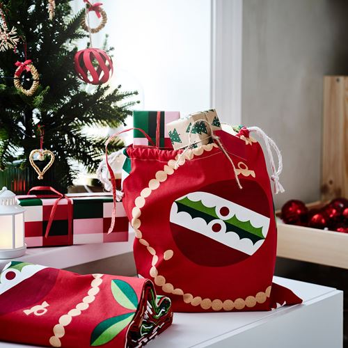 IKEA - VINTERFINT, pre-cut fabric, red, 150x300 cm