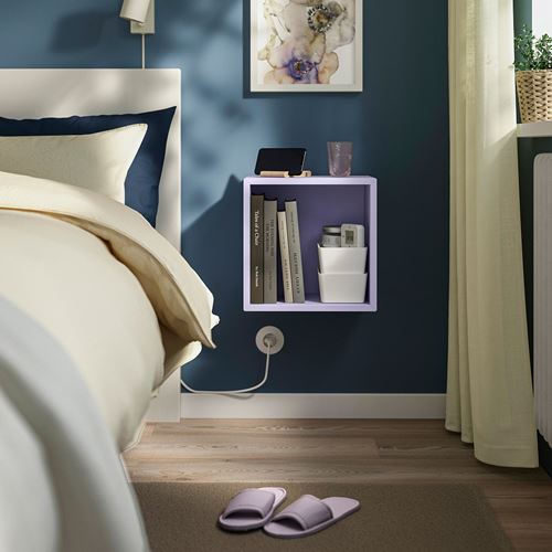 IKEA - EKET, wall cabinet unit, pastel lilac, 35x25x35 cm