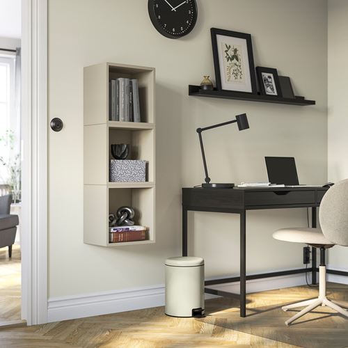 IKEA - STENTRAPPA, waste bin, light grey/beige, 9 l