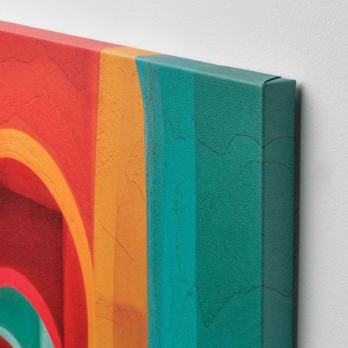 IKEA - PJATTERYD, resim, çok renkli, 50x70 cm