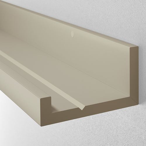 IKEA - MOSSLANDA, çerçeve rafı, gri-bej, 55 cm