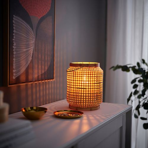IKEA - PAVEFINK, fener, bambu, 25 cm