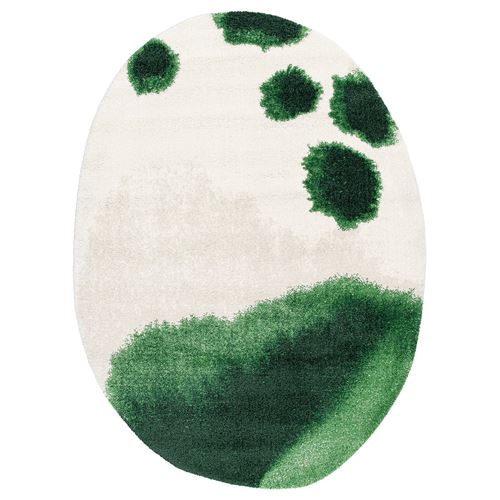 IKEA - IKEA PS 2026, large rug, green-off white, 200x266 cm