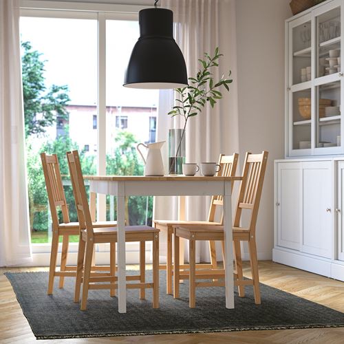 IKEA - LOKBYTE, büyük halı, koyu mavi-açık bej, 170x240 cm