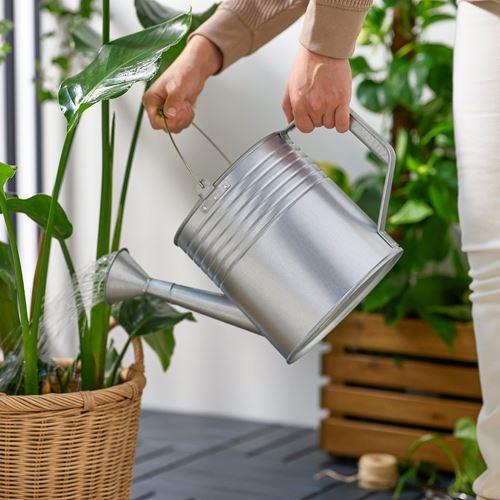 IKEA - KORKGRAN, watering can, galvanised, 5 l