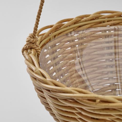 IKEA - FLODBJÖRK, asma saksı, kahverengi, 27 cm