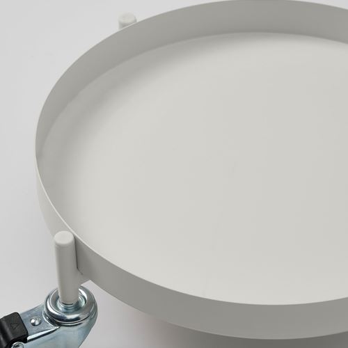 IKEA - OLIVBLAD, plant stand, off white, 58 cm