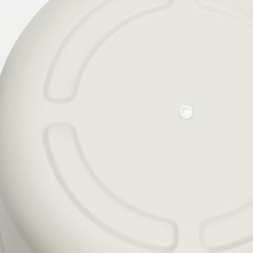 IKEA - MABARSBUSKE, steel plant pot, off white, 32 cm