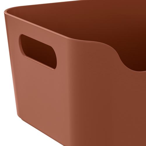 IKEA - UPPDATERA, box, red-brown, 24x17 cm