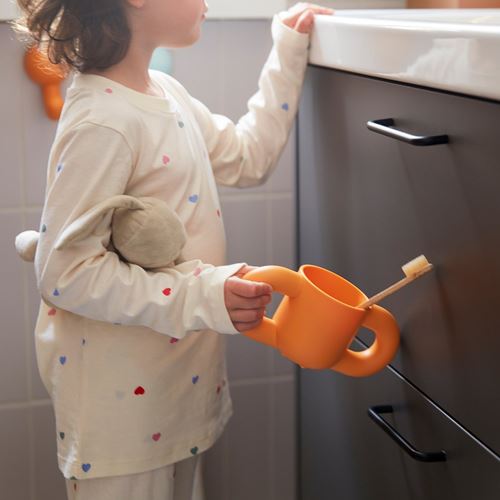 IKEA - HUMLESJÖN, glass, orange, 31 cl