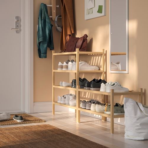 IKEA - VASSKAR, shoe cabinet, bamboo