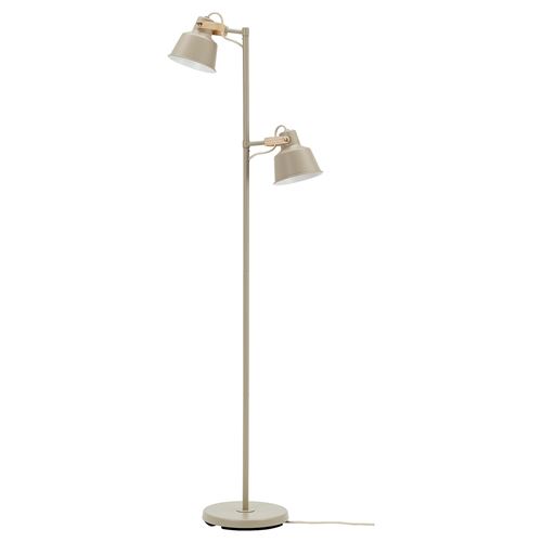IKEA - SJÖMAKT, floor/reading lamp, beige–ash, 156 cm