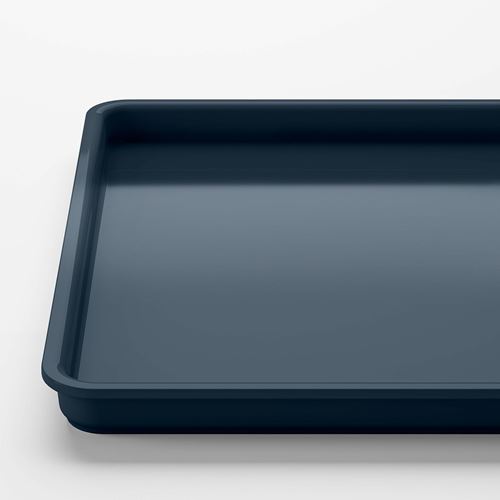 IKEA - KUGGIS, door, blue/black, 18x26 cm