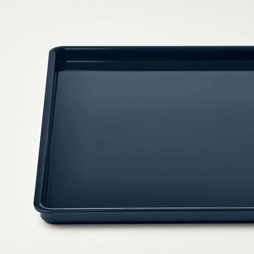 IKEA - KUGGIS, door, blue/black, 26x35 cm