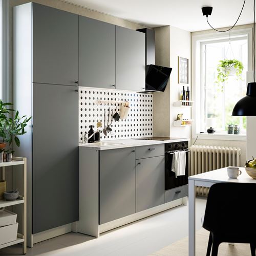 IKEA - KNOXHULT, kitchen storage combination, dark grey, 240x61x220 cm