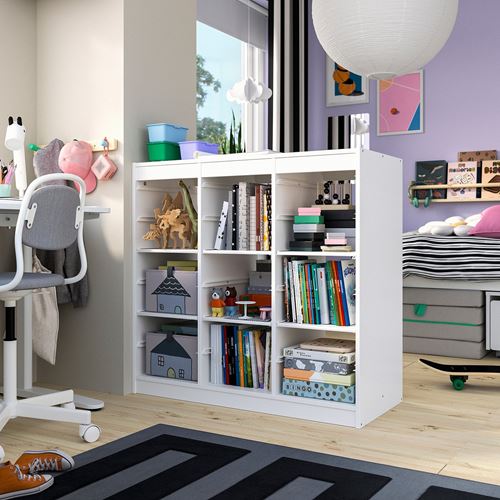 IKEA - TROFAST, saklama ünitesi, beyaz, 99x44x94 cm