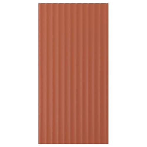 IKEA - TERRSJÖ, door, red-brown wave pattern, 40x80 cm