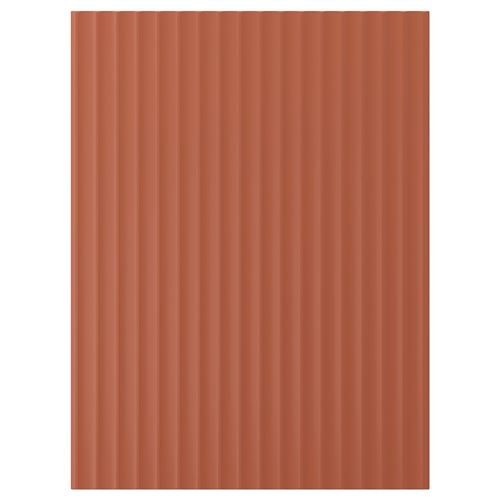 IKEA - TERRSJÖ, door, red-brown wave pattern, 60x80 cm