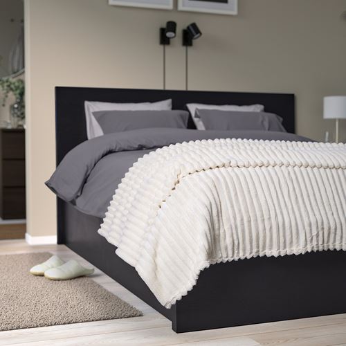 IKEA - GULLSTRALE, bedspread/blanket, white, 230x250 cm