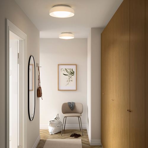 IKEA - KARRNOCKA, ceiling lamp, white, 37 cm