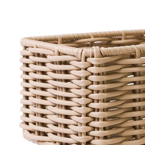 IKEA - DJURTRANARE, basket, grey/beige, 12x17x9 cm