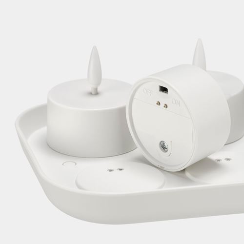 IKEA - SKATGAS, LED scented tealight, white