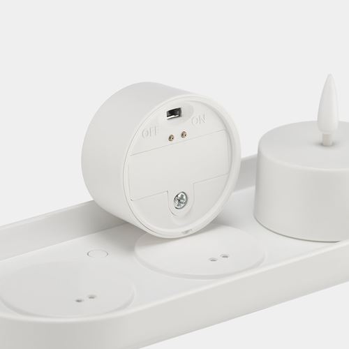 IKEA - SKATGAS, LED scented tealight, white