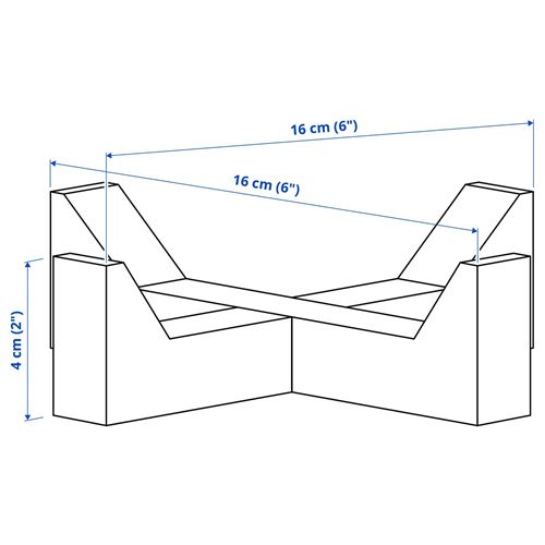IKEA - IKEA 365+, servis standı, akasya, 16x16 cm