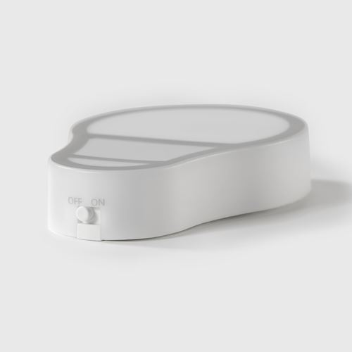 IKEA - ANKARLAGG, nightlight with sensor, grey/white, 10.5x7.5 cm