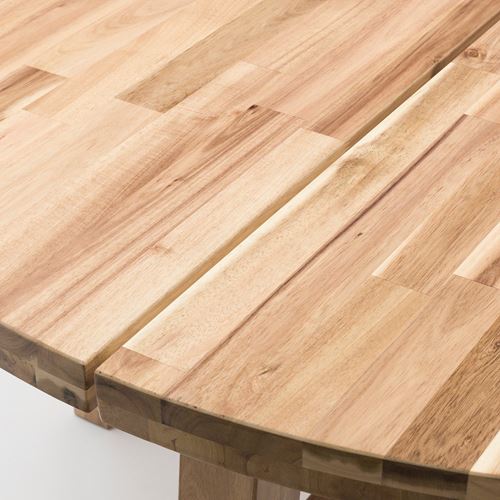 IKEA - SKOGSTA, yuvarlak mutfak masası, akasya, 4 kişilik