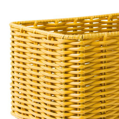 IKEA - DJURTRANARE, basket, beige/green, 18x25x14 cm