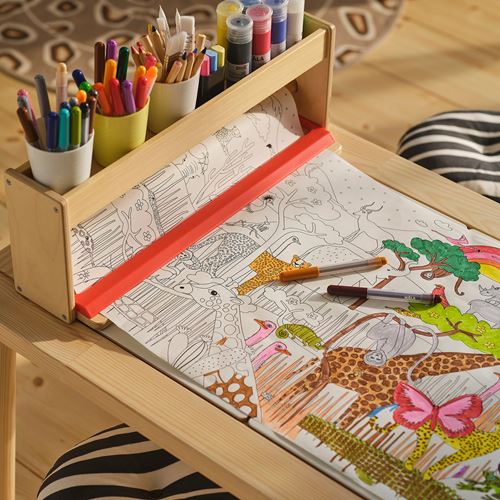 IKEA - SANDLÖPARE, rulo boyama kağıdı, beyaz, 10 m