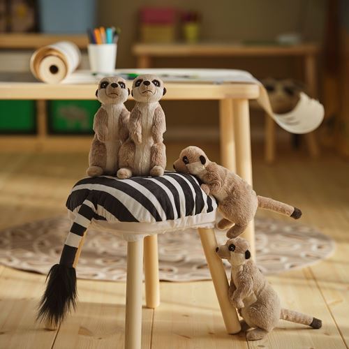 IKEA - SANDLÖPARE, minder, siyah-beyaz, 38 cm
