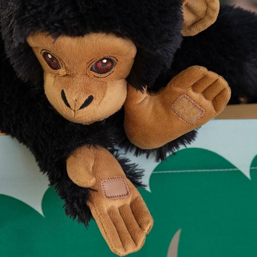 IKEA - SANDLÖPARE, yumuşak oyuncak, siyah, 32 cm
