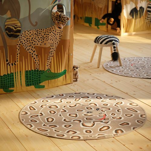 IKEA - SANDLÖPARE, çocuk halısı, açık kahverengi, 100 cm