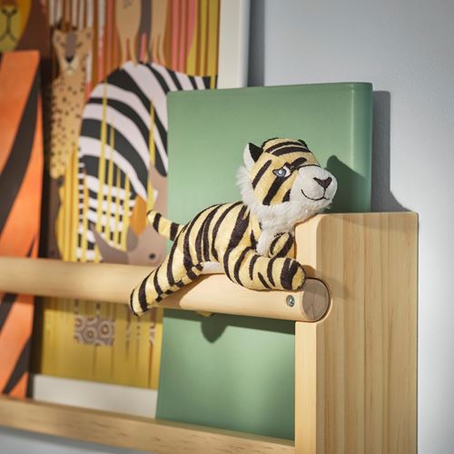 IKEA - DJUNGELSKOG, soft toy, orange/black, 13 cm