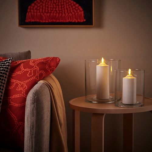 IKEA - PILFINK, mumluk, saydam cam