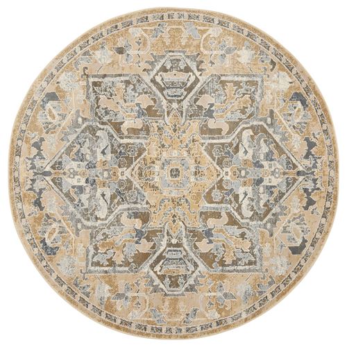 IKEA - JARNVAG, tumbled rug, beige-dark beige, 195 cm