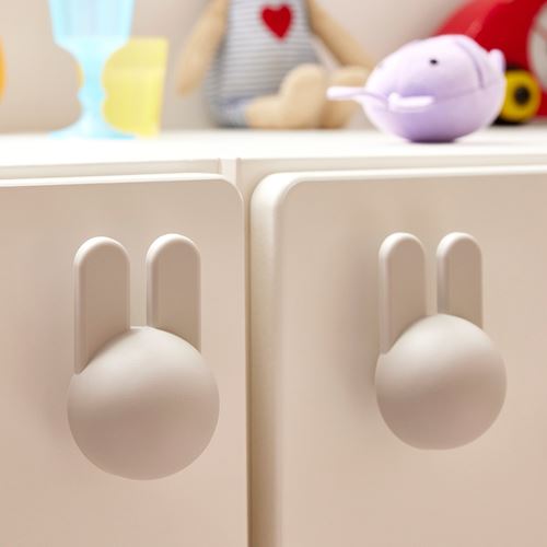 IKEA - GREJSIMOJS, topuz, açık gri, 38 mm