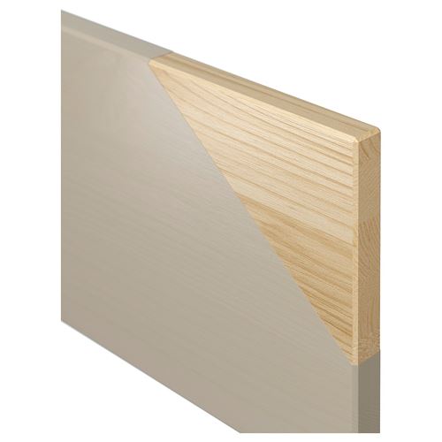 IKEA - BLASTASEN, bedside table, grey/beige, 50x37x76 cm