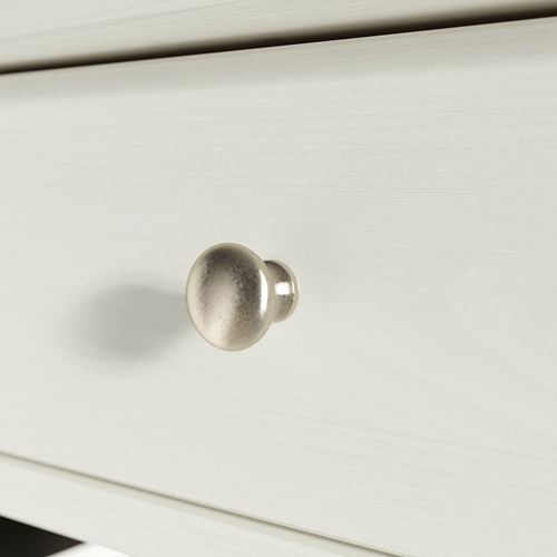 IKEA - BLASTASEN, bedside table, white, 50x37x76 cm