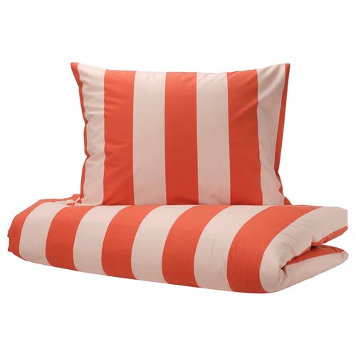 IKEA - BARNDRÖM, çocuk nevresim takımı, pembe-kırmızı, 150x200/50x60 cm