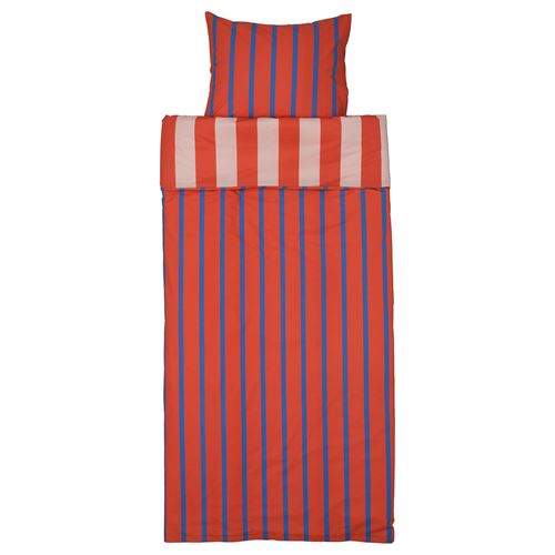 IKEA - BARNDRÖM, çocuk nevresim takımı, pembe-kırmızı, 150x200/50x60 cm