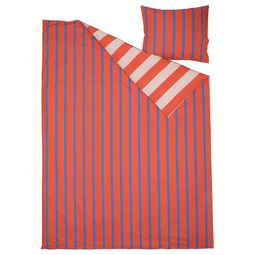 IKEA - BARNDRÖM, çocuk nevresim takımı, pembe-kırmızı, 150x200/50x60 cm